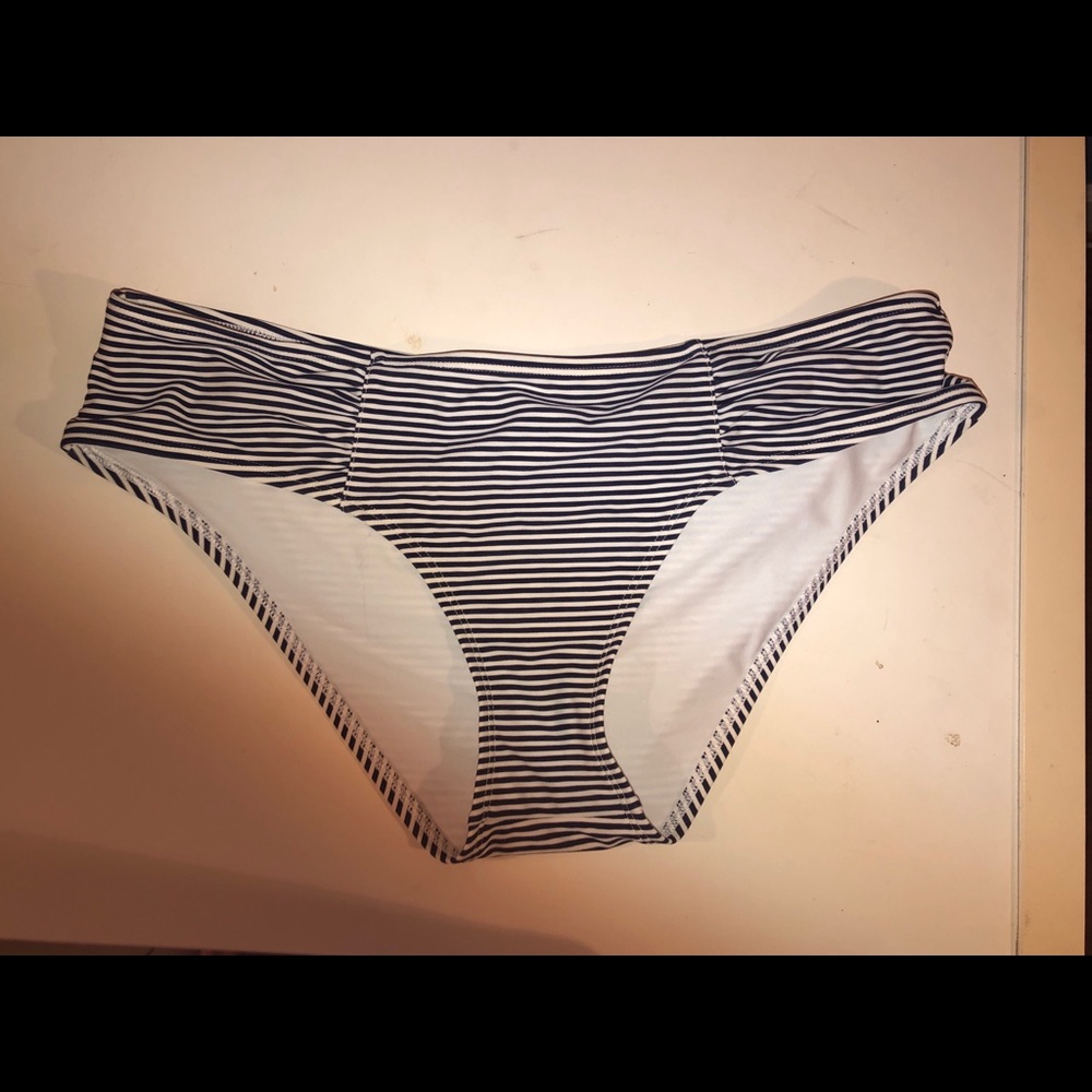 aerie striped bikini bottom